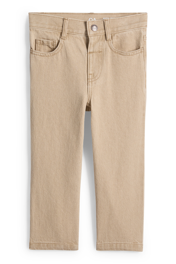 C&A Relaxed Jeans, Beige, Größe: 92