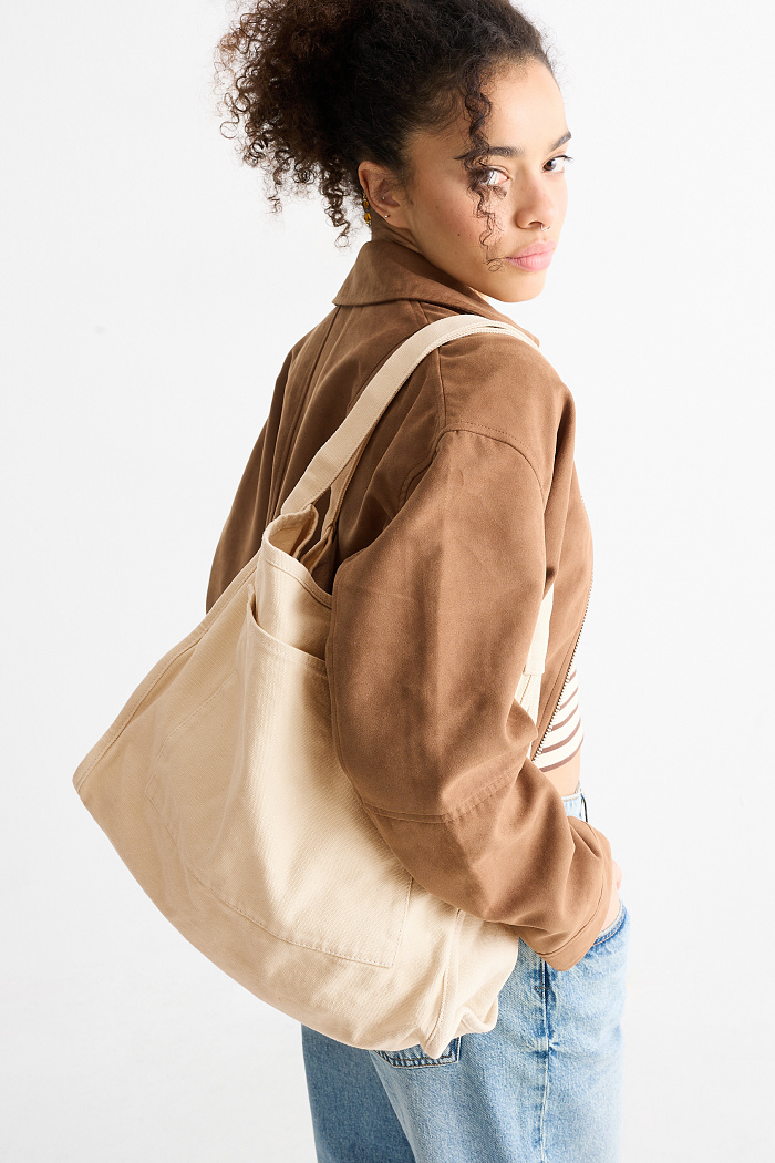 C&A Großer Shopper, Beige, Größe: 1 size