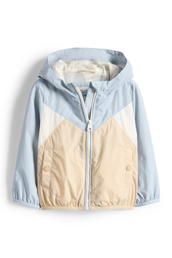 C&A Baby-Jacke-wasserabweisend, Blau, Größe: 98