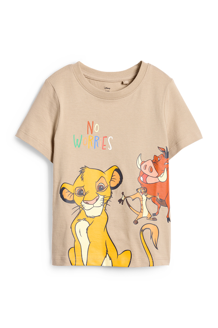 C&A Der König der Löwen-Kurzarmshirt, Braun, Größe: 116