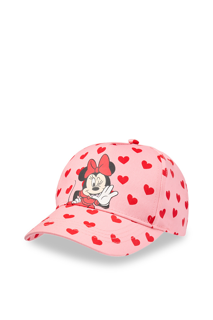C&A Minnie Maus-Baseballcap-gemustert, Pink, Größe: 110-122