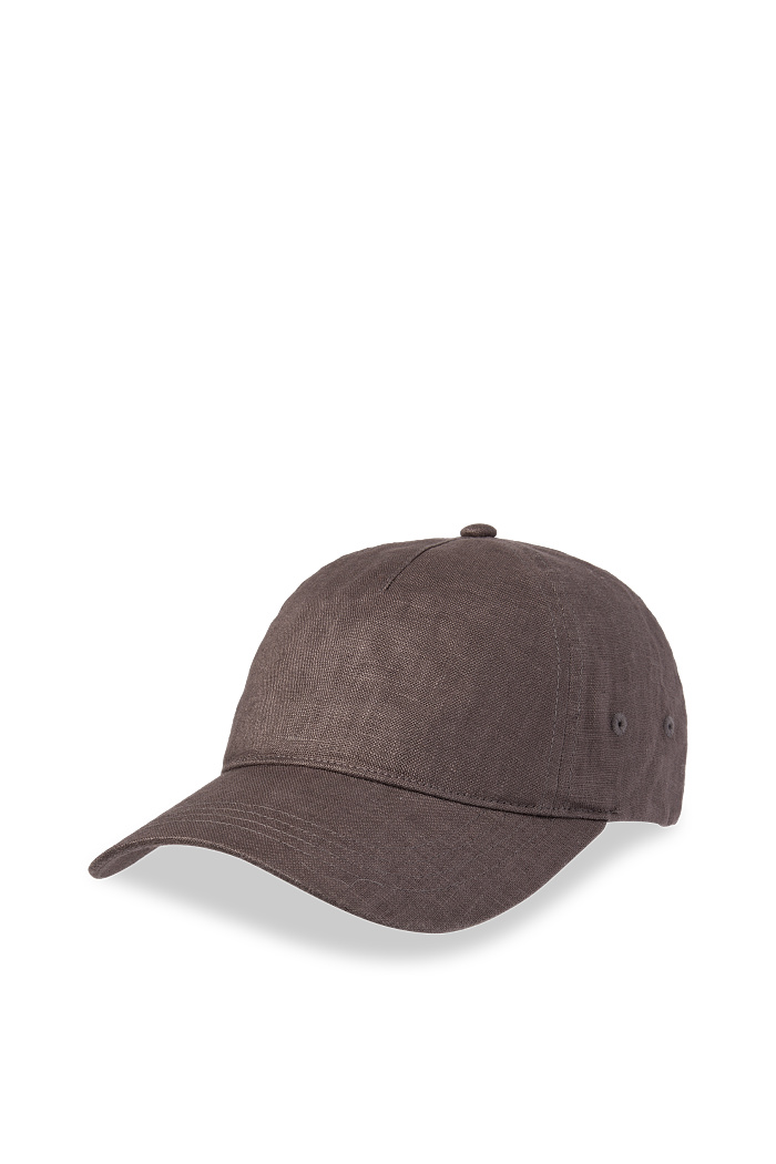 C&A Leinen-Cap, Braun, Größe: 1 size