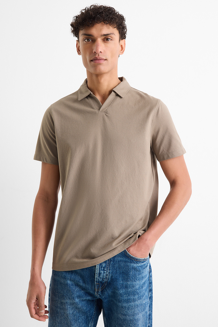 C&A Poloshirt-Regular Fit, Beige, Größe: L