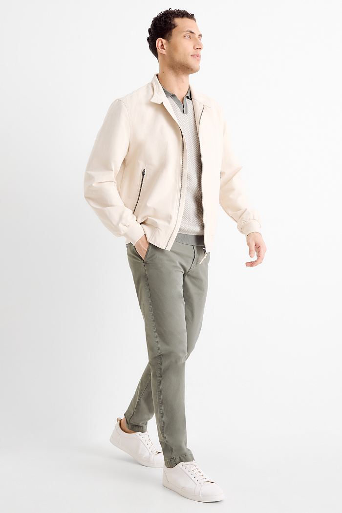 C&A Chino-Slim Fit, Grün, Größe: W36 L32