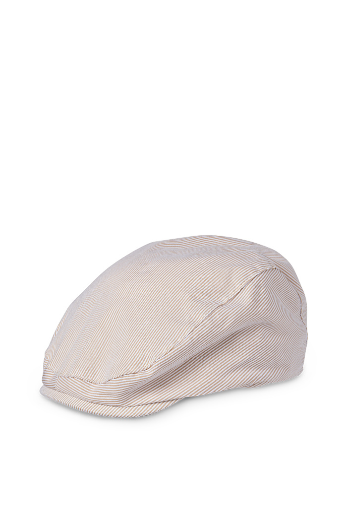 C&A Baby-Schiebermütze-gestreift, Beige, Größe: 52-53