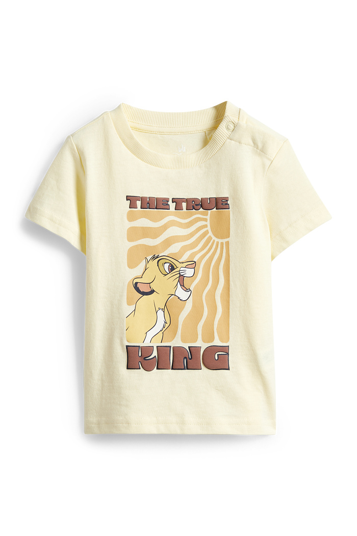 C&A Der König der Löwen-Baby-Kurzarmshirt, Gelb, Größe: 104