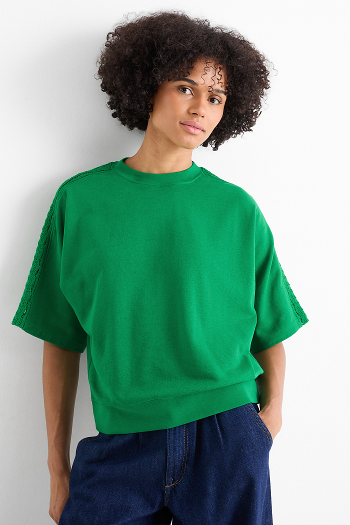 C&A Sweatshirt, Grün, Größe: M