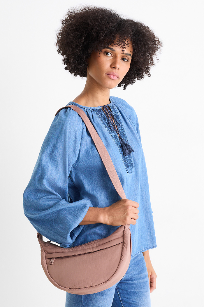 C&A Umhängetasche, Beige, Größe: 1 size