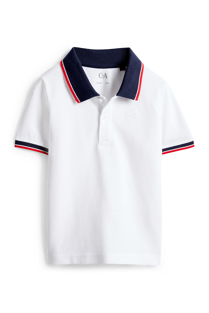 C&A Poloshirt, Weiß, Größe: 110