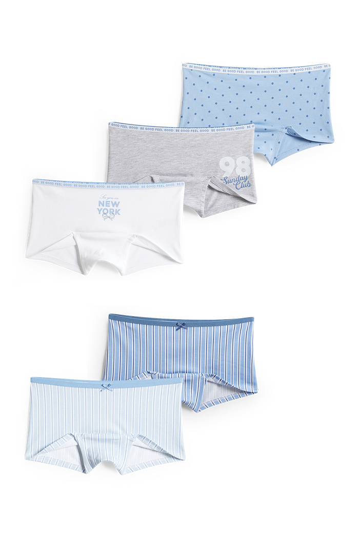 C&A Multipack 5er-Boxershorts, Blau, Größe: 170-176