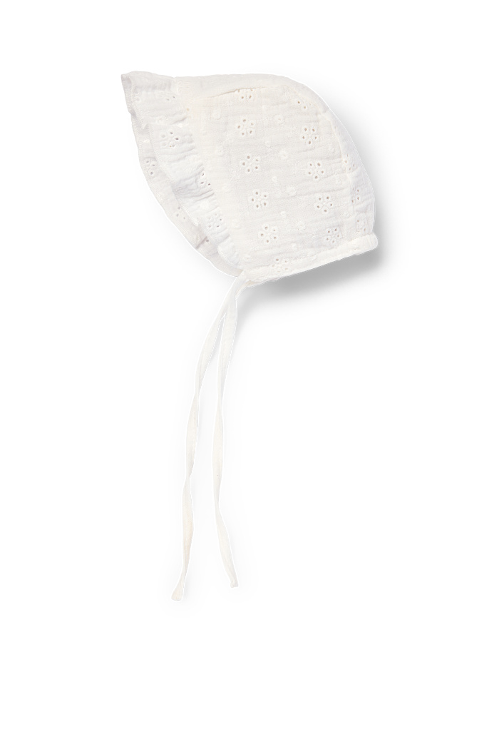 C&A Baby-Hut-Broderie-Anglaise, Weiß, Größe: 46-47