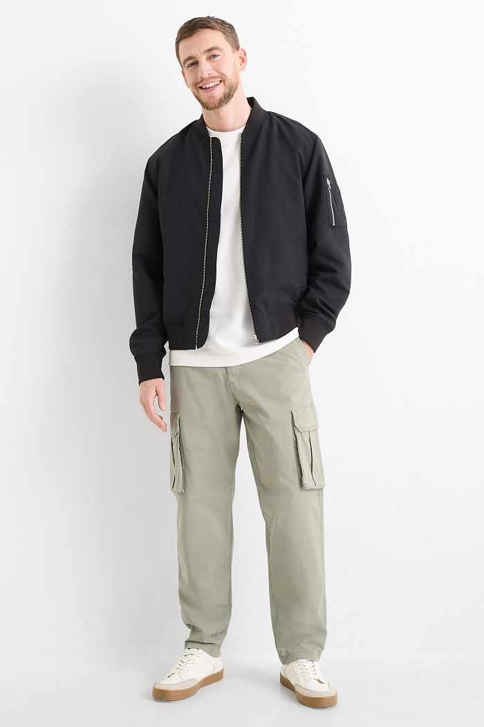 C&A Cargohose-Tapered Fit, Braun, Größe: W30 L30