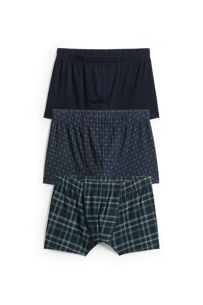C&A Multipack 3er-Trunks, Blau, Größe: 2XL
