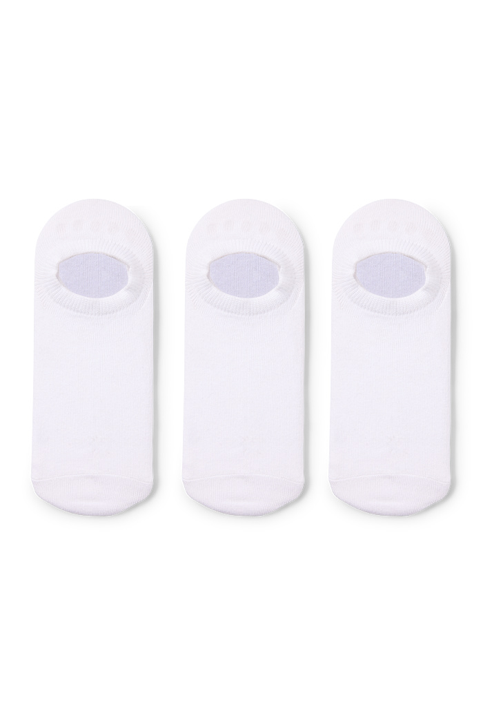 C&A Multipack 3er-Füßlinge, Weiß, Größe: 39-42