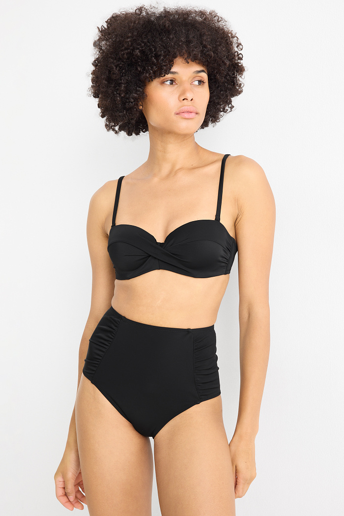 C&A Bikini-Hose-High Waist-LYCRA XTRA LIFE , Schwarz, Größe: 40