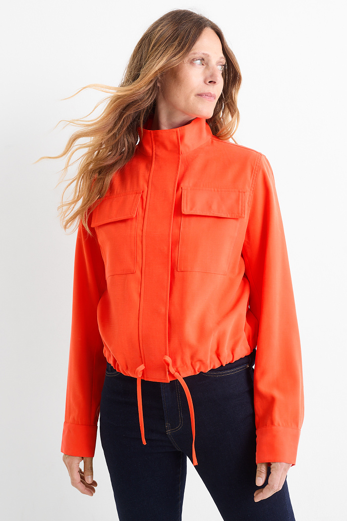 C&A Jacke, Orange, Größe: 34