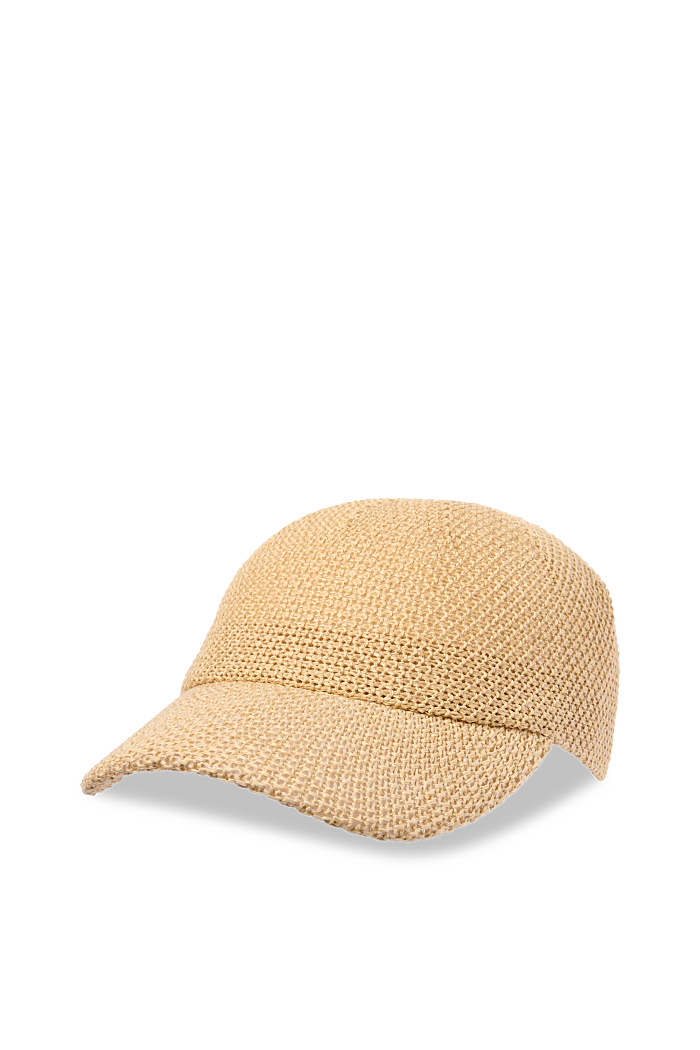 C&A Cap-strukturiert, Beige, Größe: 1 size