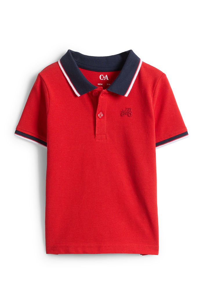 C&A Poloshirt, Rot, Größe: 104