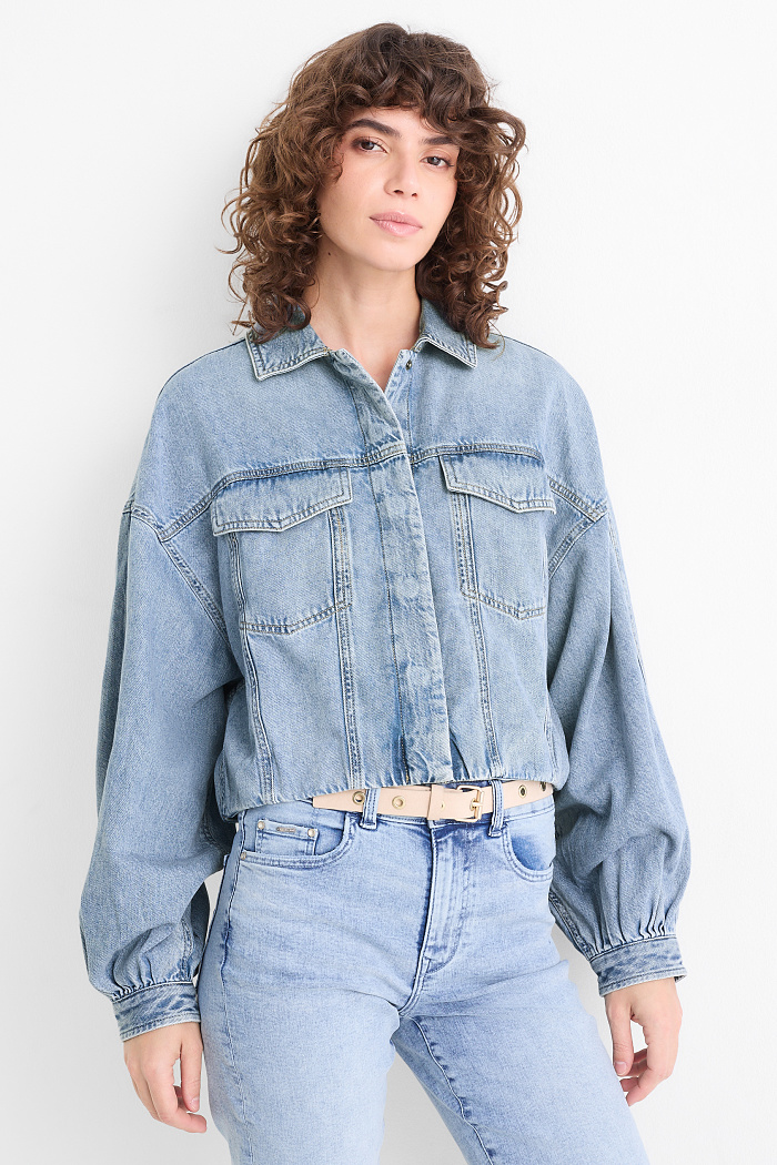 C&A Jeansjacke, Blau, Größe: M