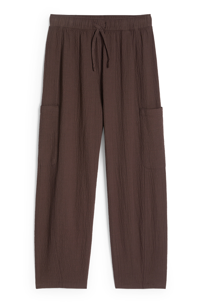 C&A Stoffhose, Braun, Größe: 152