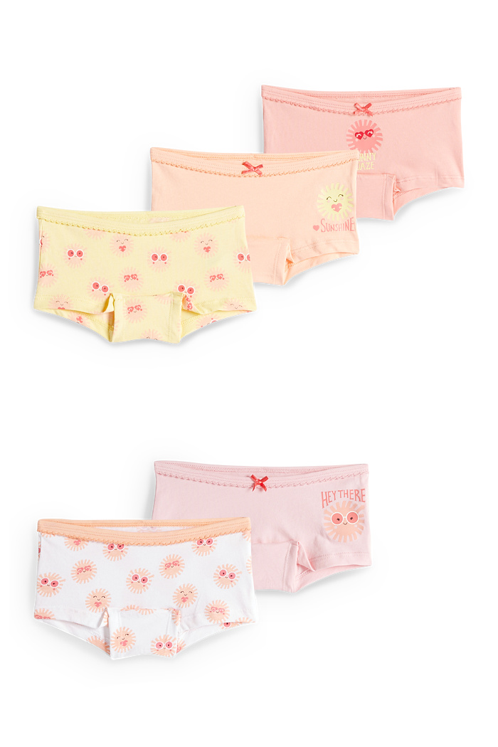 C&A Multipack 5er-Sonne-Boxershorts, Bunt, Größe: 110-116