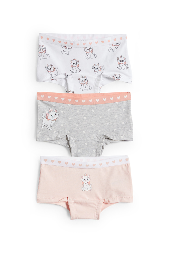 C&A Multipack 3er-Aristocats-Boxershorts, Grau, Größe: 98-104