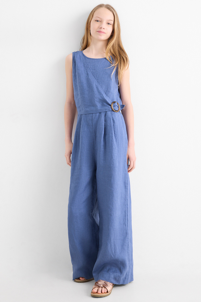 C&A Jumpsuit, Blau, Größe: 134