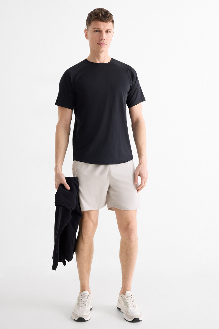 C&A Funktions-Shorts, Grau, Größe: S