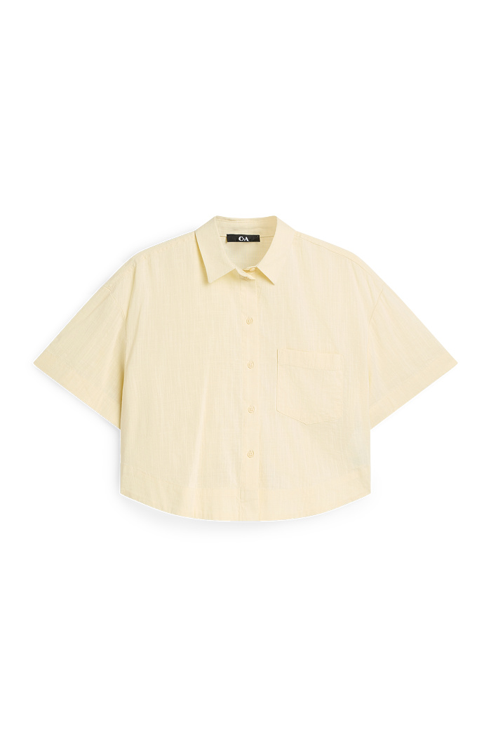 C&A Hemdbluse, Weiß, Größe: 40