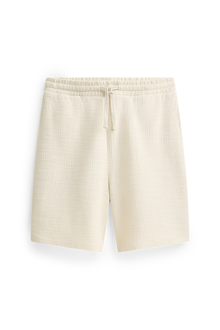 C&A Sweatshorts-strukturiert, Weiß, Größe: XL