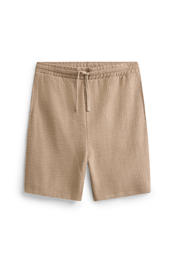 C&A Sweatshorts-strukturiert, Beige, Größe: M