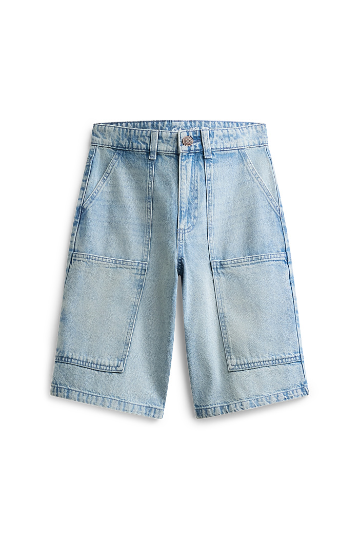C&A Jeans-Bermudas, Blau, Größe: 158