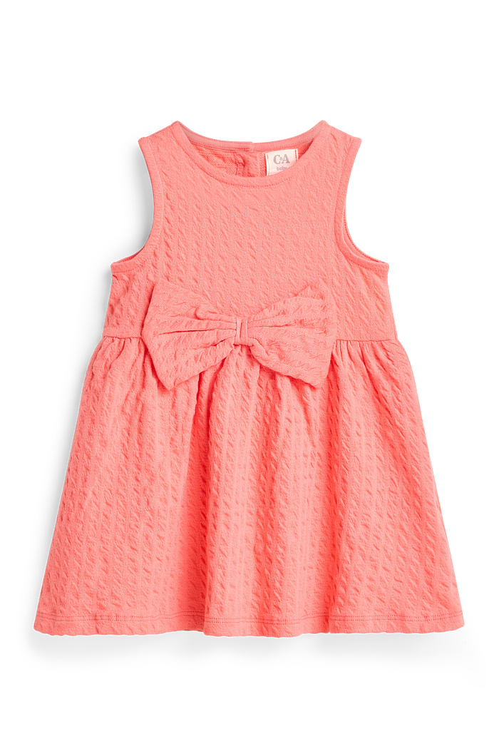 C&A Baby-Kleid-strukturiert, Orange, Größe: 68