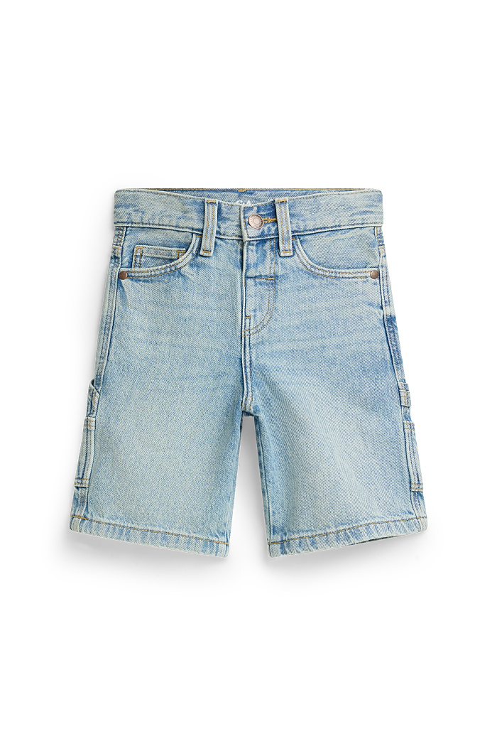 C&A Jeans-Bermudas, Blau, Größe: 140