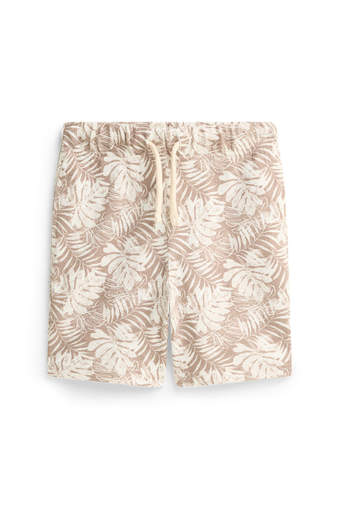 C&A Sweatshorts-gemustert, Beige, Größe: 122