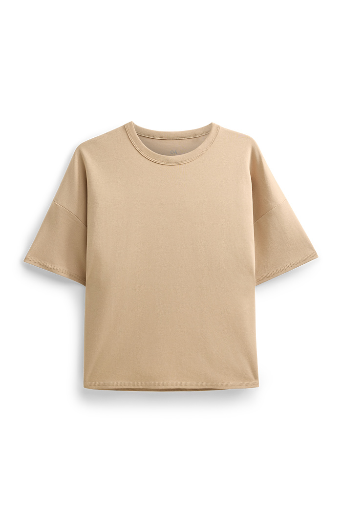 C&A T-Shirt-Oversized, Beige, Größe: L