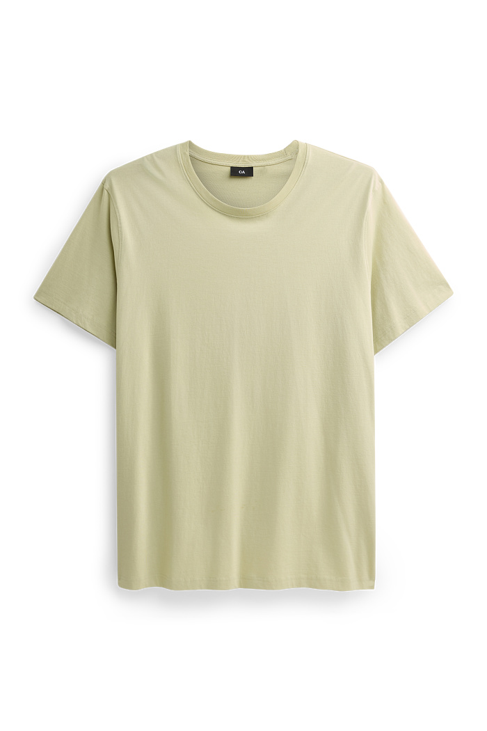 C&A T-Shirt-Regular Fit, Grün, Größe: 5XL