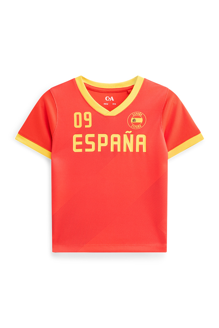 C&A Spanien-Kurzarmshirt, Rot, Größe: 128
