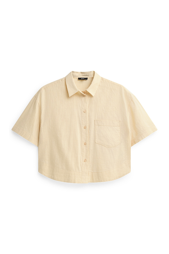 C&A Hemdbluse, Gelb, Größe: 34