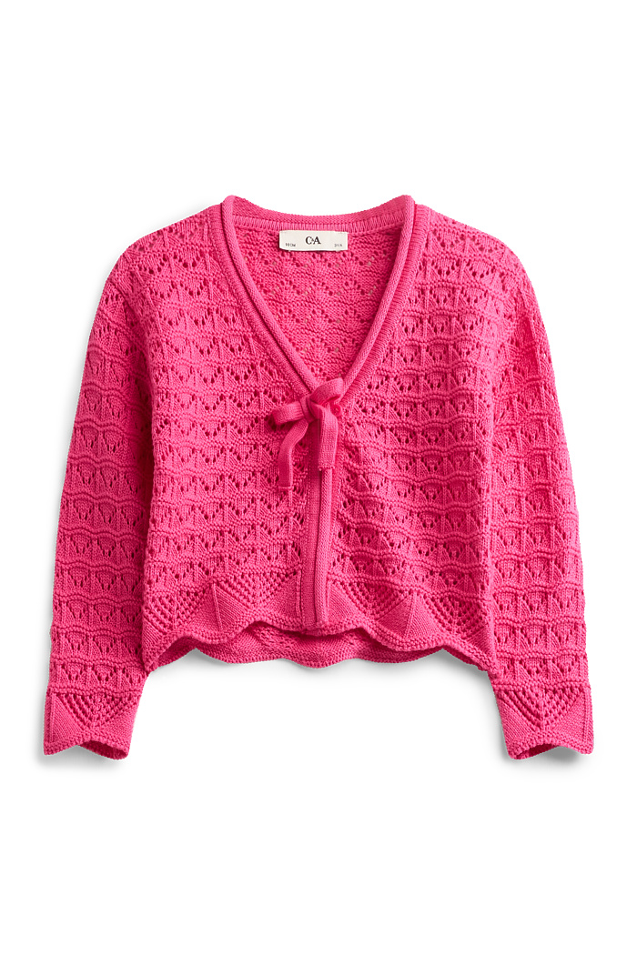 C&A Strickjacke, Pink, Größe: 128