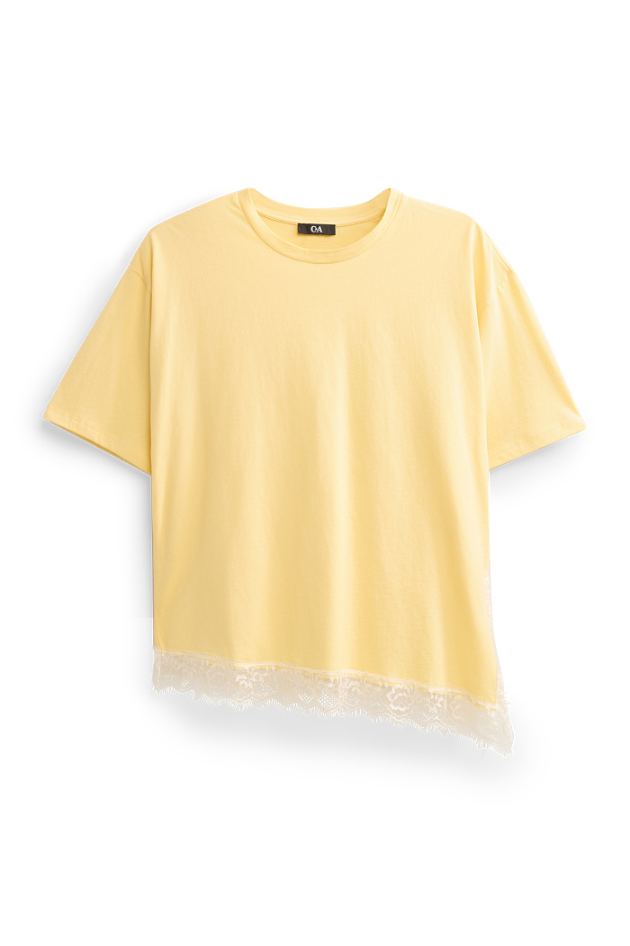 C&A T-Shirt-Regular Fit, Gelb, Größe: S