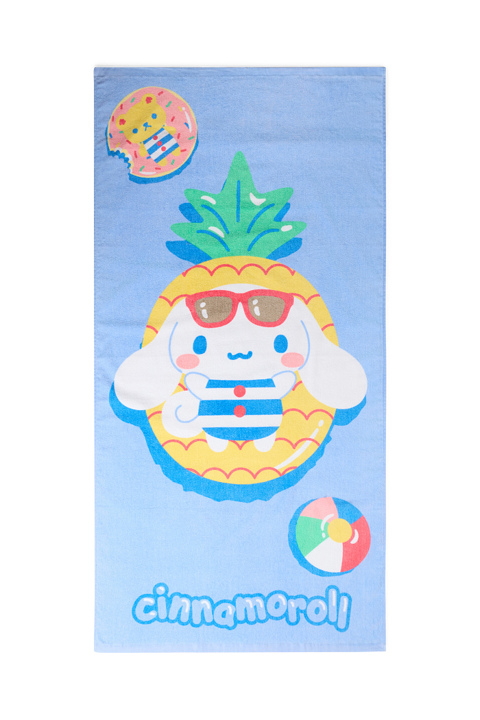 C&A Cinnamoroll-Handtuch-60 x 120 cm, Blau, Größe: 1 size