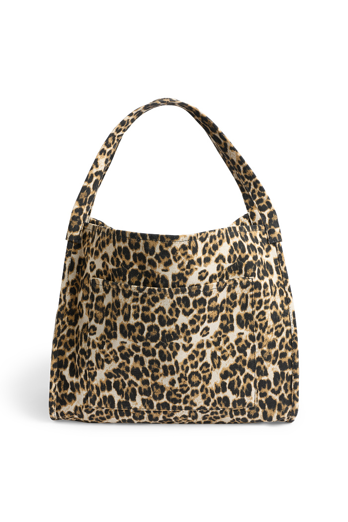 C&A Großer Shopper-Leo-Print, Beige, Größe: 1 size