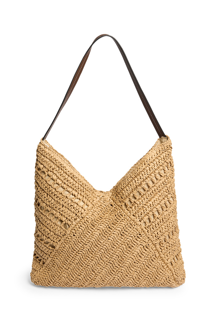 C&A Großer Stroh-Shopper, Beige, Größe: 1 size