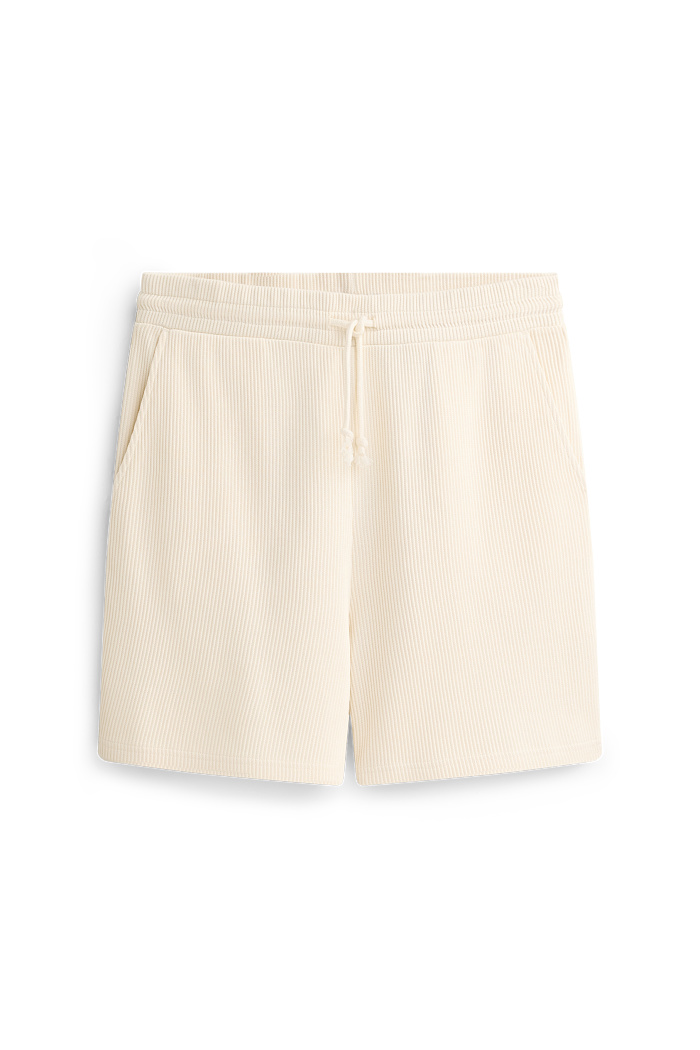 C&A Shorts-gerippt, Weiß, Größe: XL