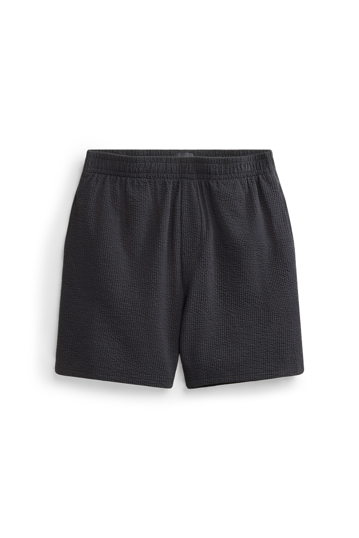 C&A Sweatshorts-strukturiert, Schwarz, Größe: 2XL
