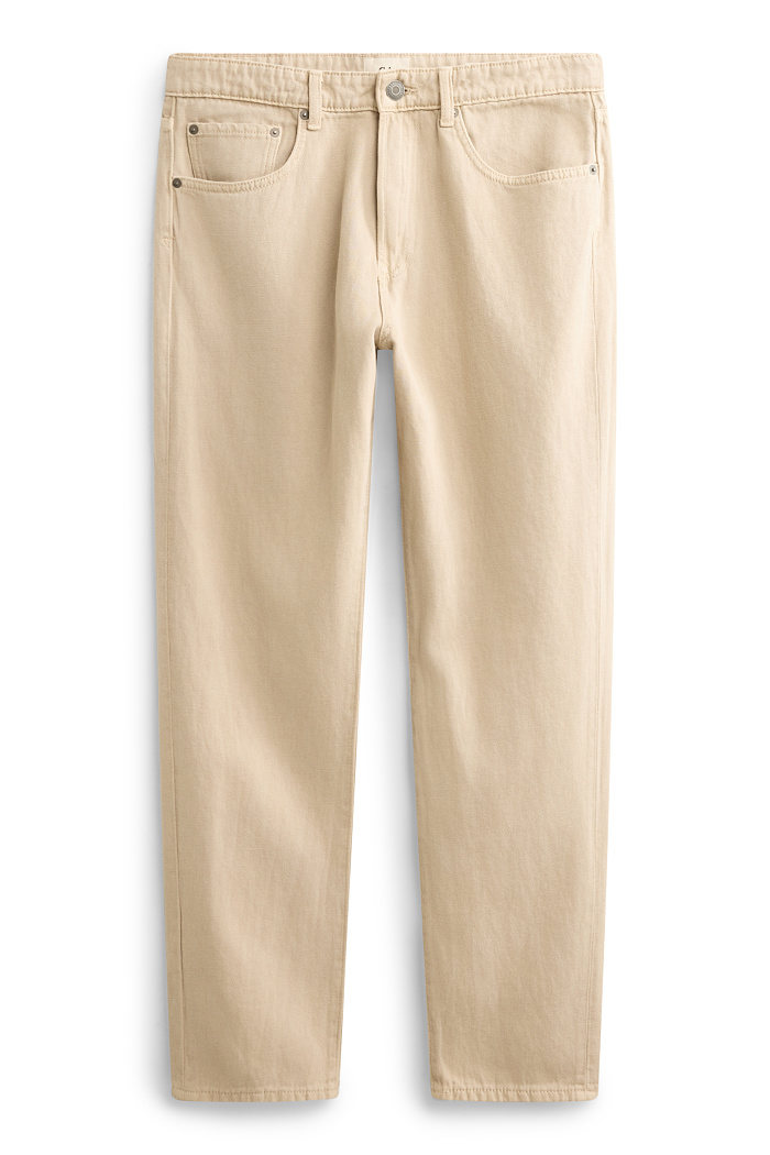 C&A Relaxed Jeans-Leinen-Mix, Beige, Größe: W30 L32