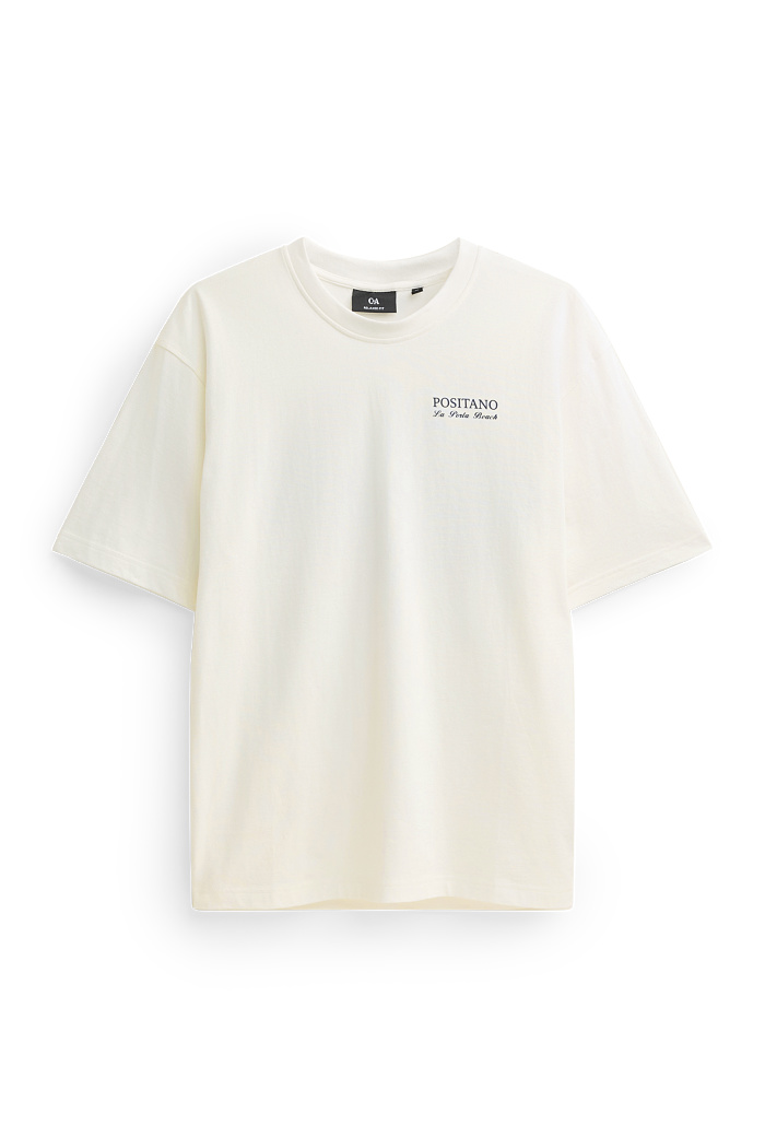 C&A T-Shirt-Relaxed Fit, Weiß, Größe: XL