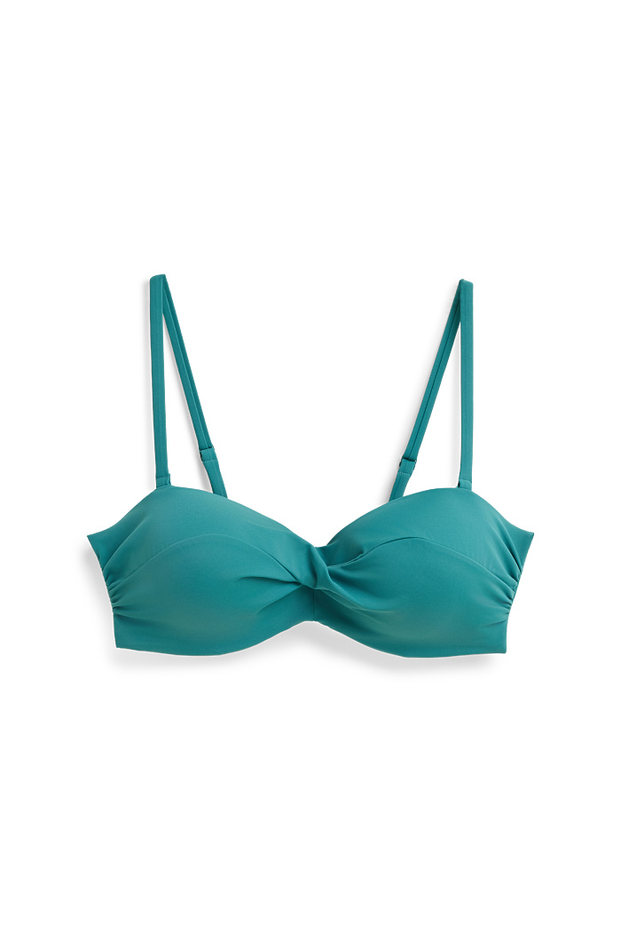 C&A Bikini-Top-Balconette-wattiert-LYCRA XTRA LIFE , Grün, Größe: 95 D