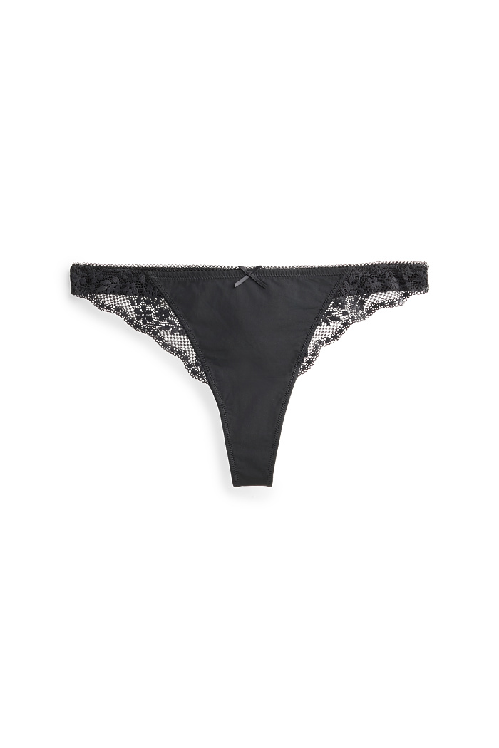 C&A String, Schwarz, Größe: L